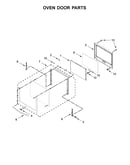 Oven door parts