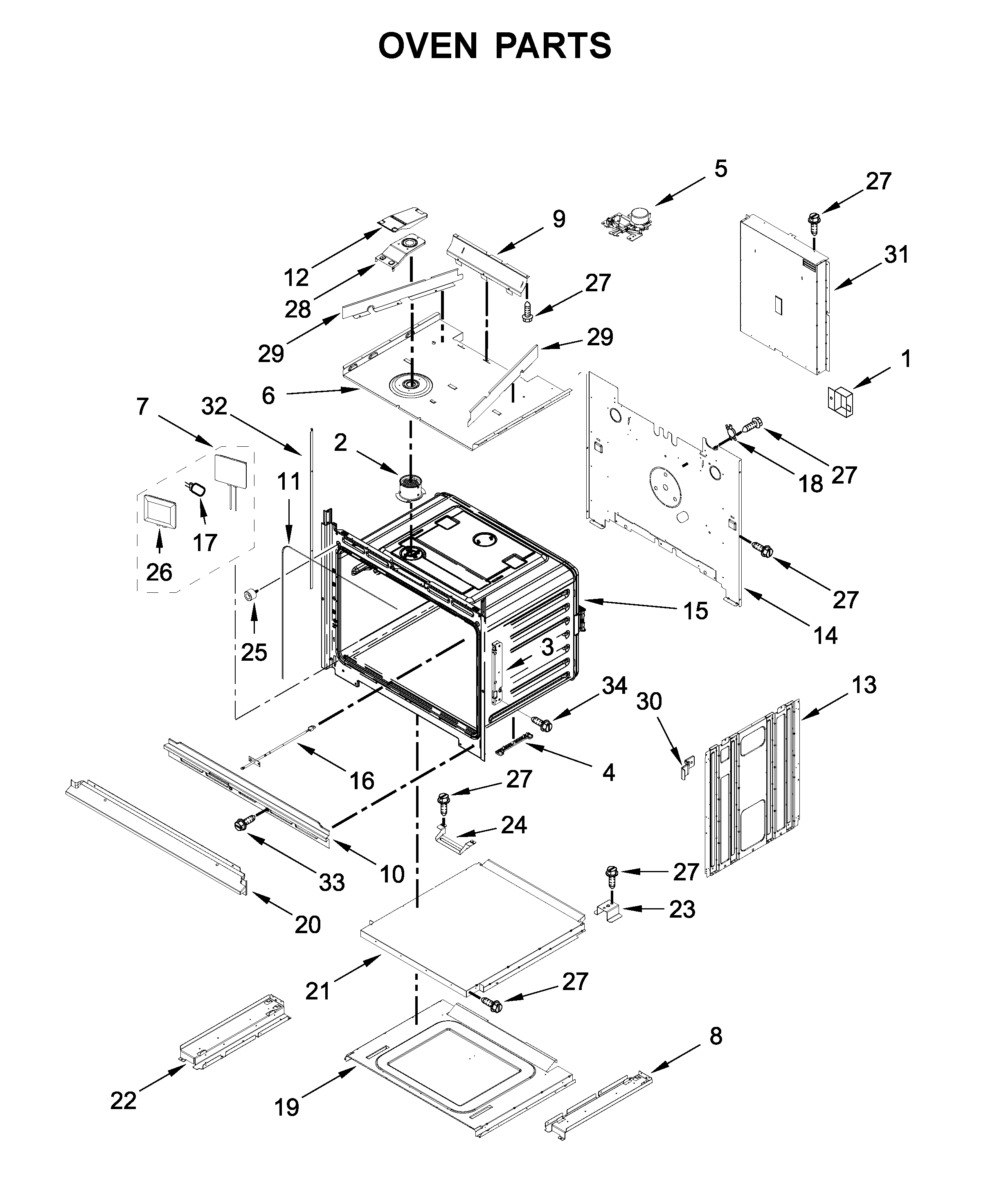 Oven parts