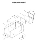 Oven door parts