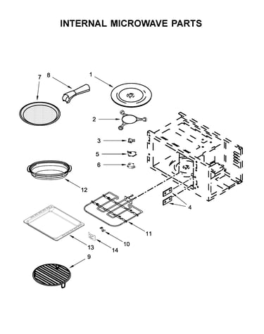 Internal microwave parts