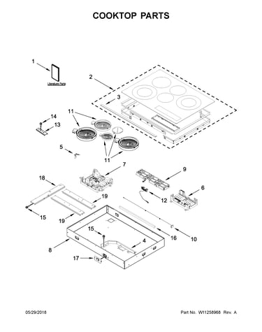 Cooktop parts