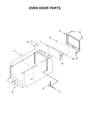 Oven door parts