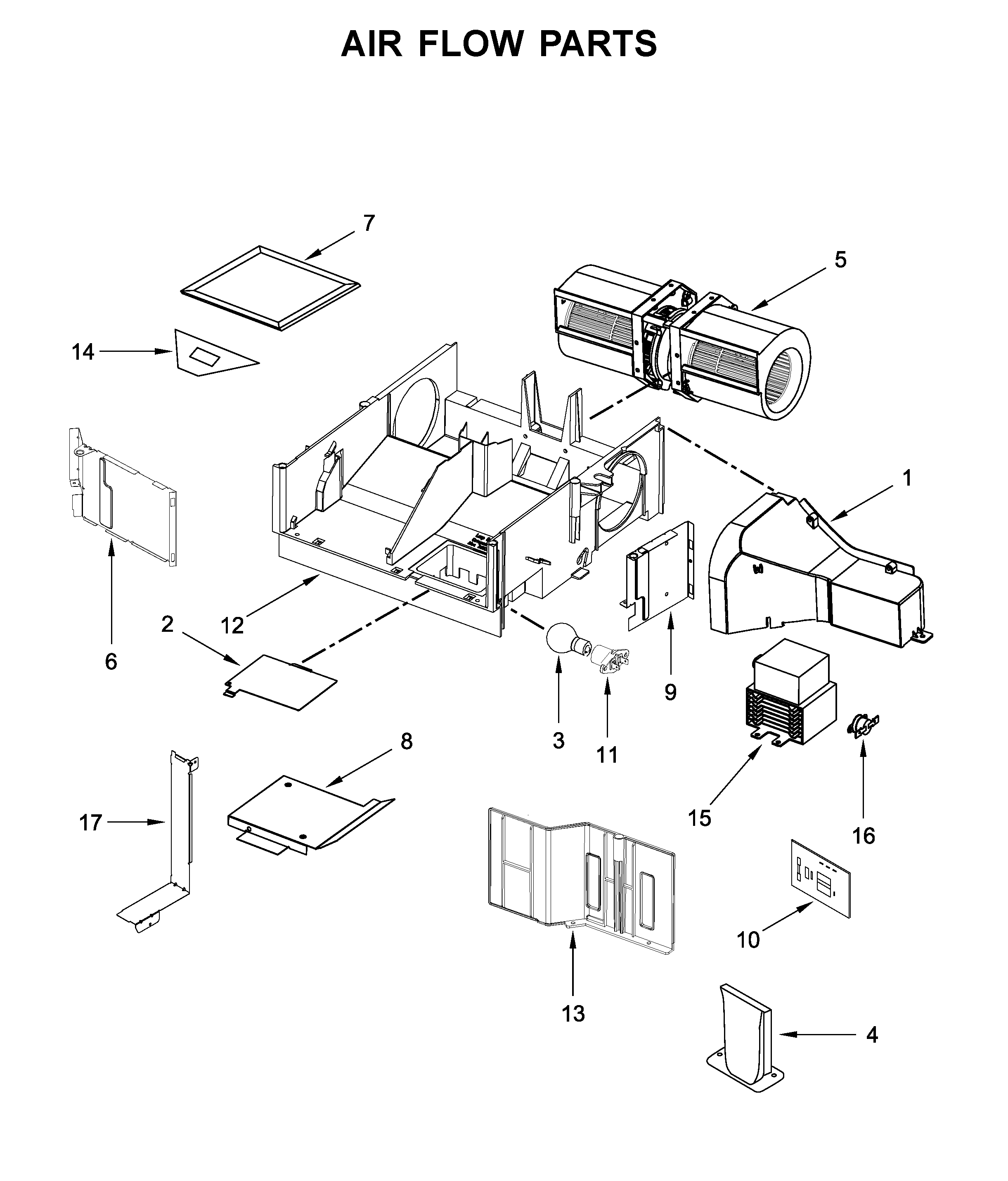 Air flow parts