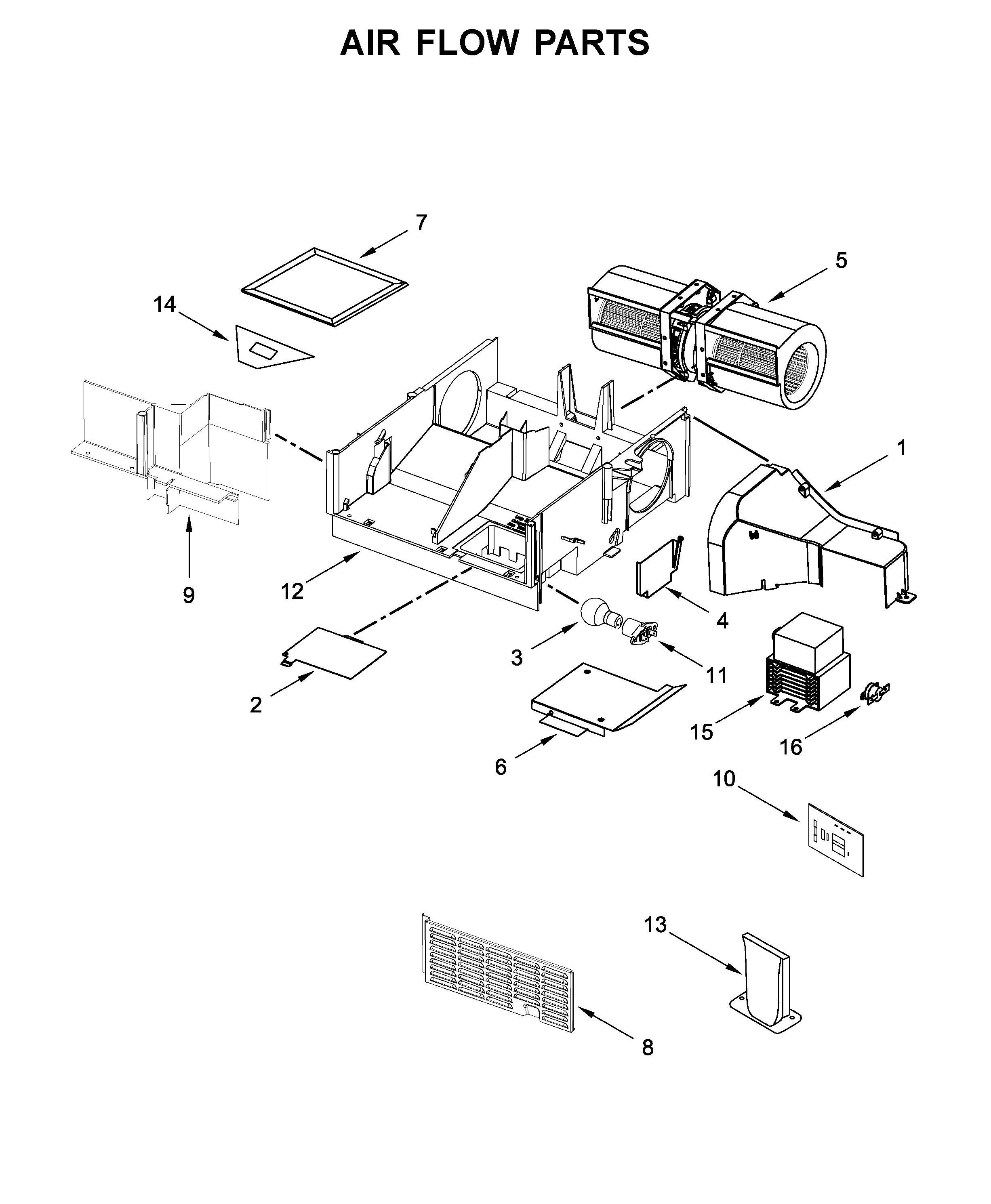 Air flow parts