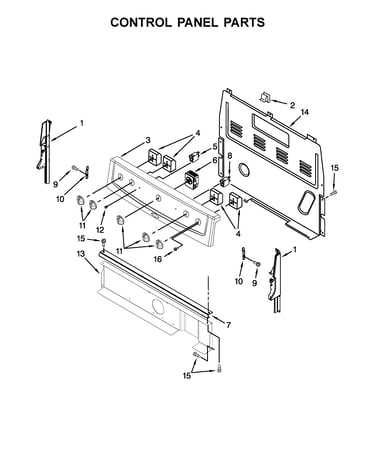 Control panel parts