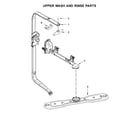Maytag MDB4949SHW0 upper wash and rinse parts diagram