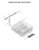 Upper rack and track parts