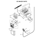KitchenAid KSC24C8EYW02 ice maker parts diagram