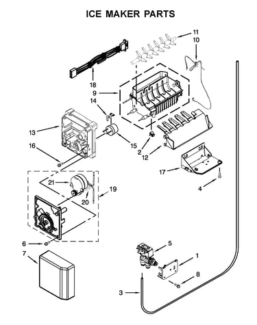 Ice maker parts