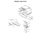 KitchenAid KRFF507HPS00 freezer liner parts diagram