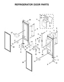 Refrigerator door parts