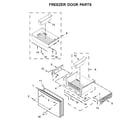 KitchenAid KRFF507HPS00 freezer door parts diagram