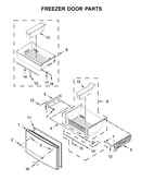 Freezer door parts