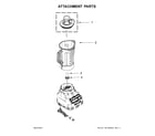 KitchenAid 5KSBL5651SOB0 attachment parts diagram