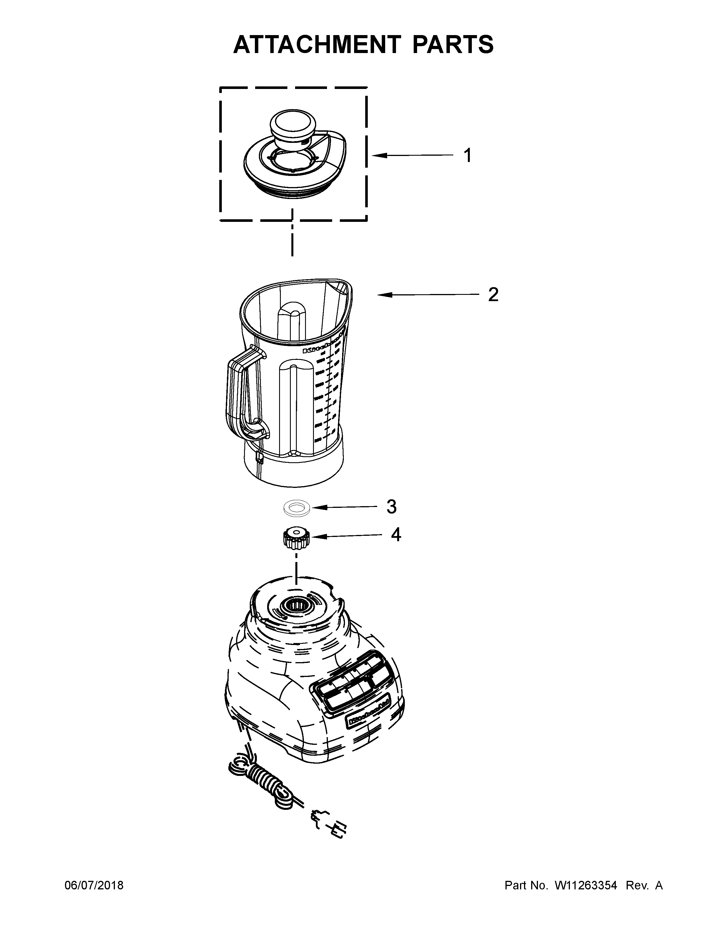 Attachment parts