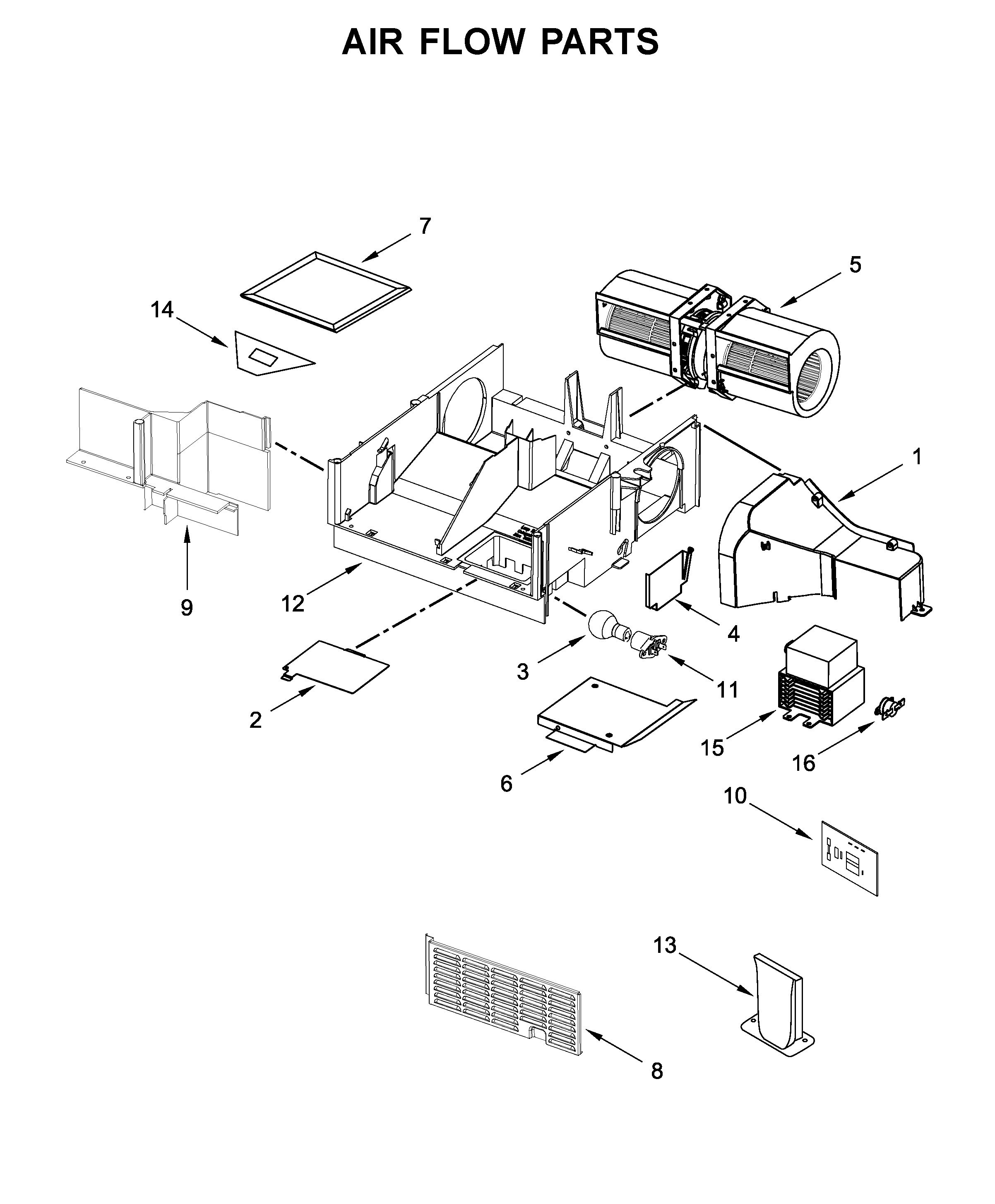 Air flow parts