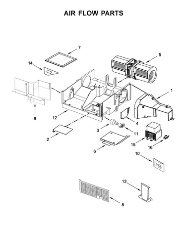 Air flow parts