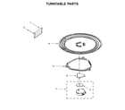 Whirlpool UMV1160CB6 turntable parts diagram
