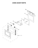 Oven door parts
