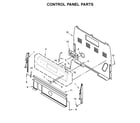 Amana YACR4303MFW2 control panel parts diagram