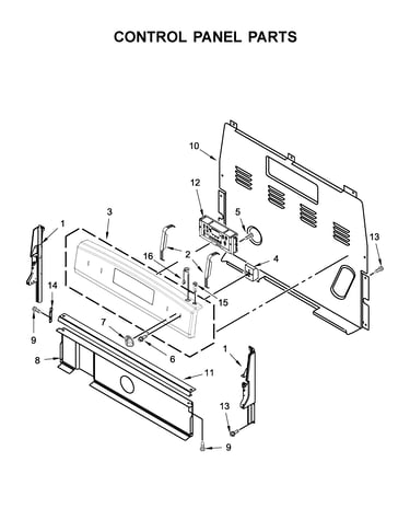 Control panel parts