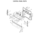 Amana ACR2303MFW2 control panel parts diagram