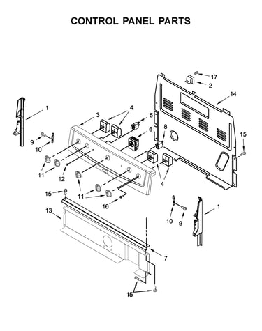 Control panel parts