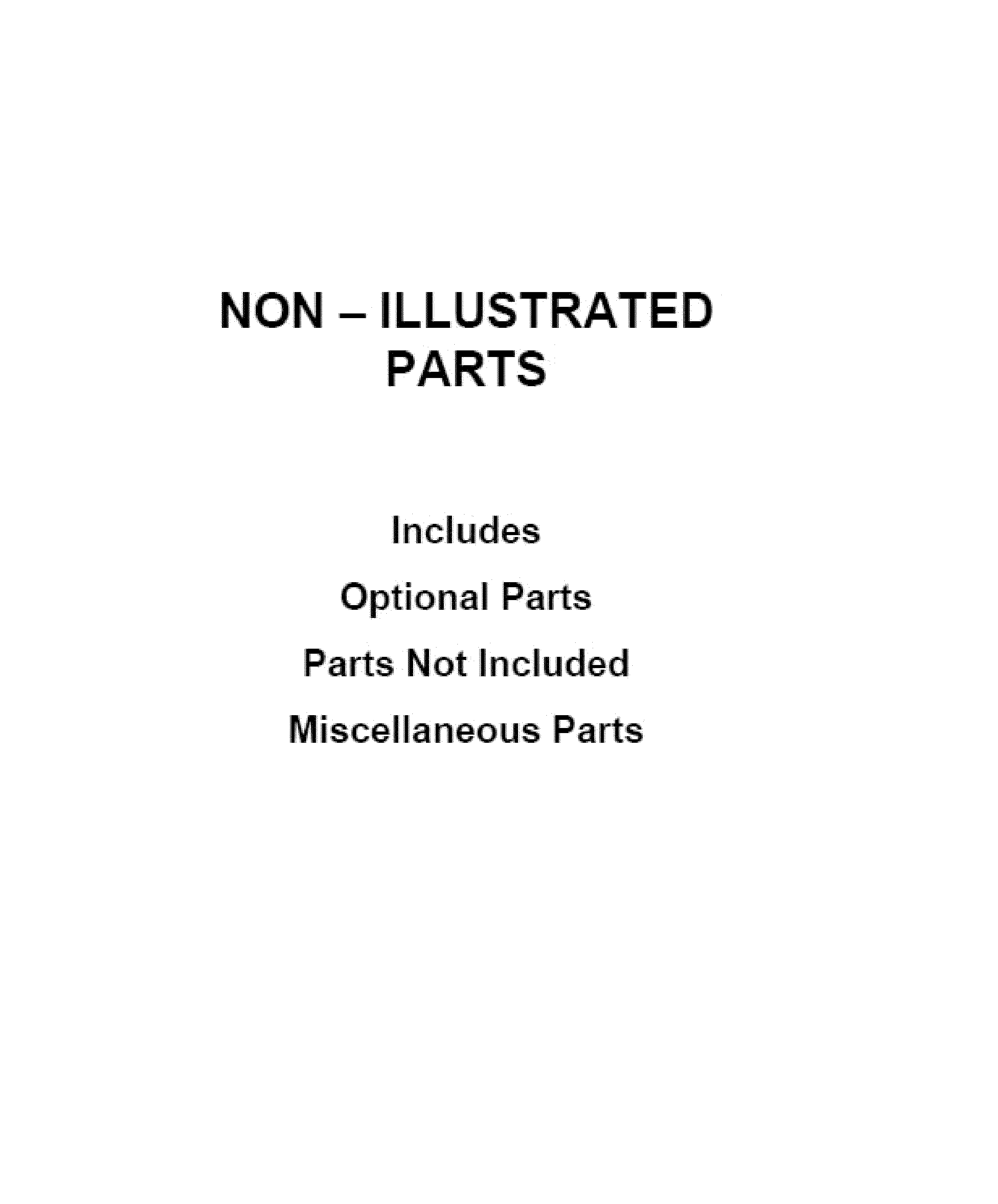Optional parts