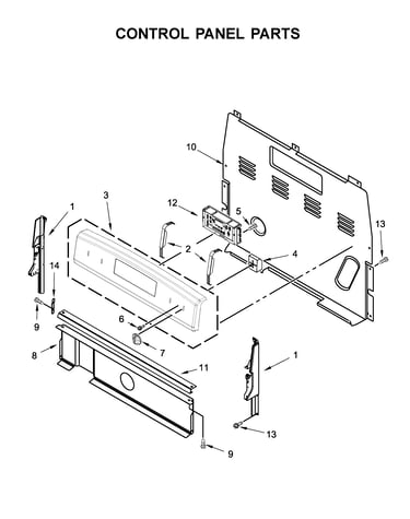 Control panel parts