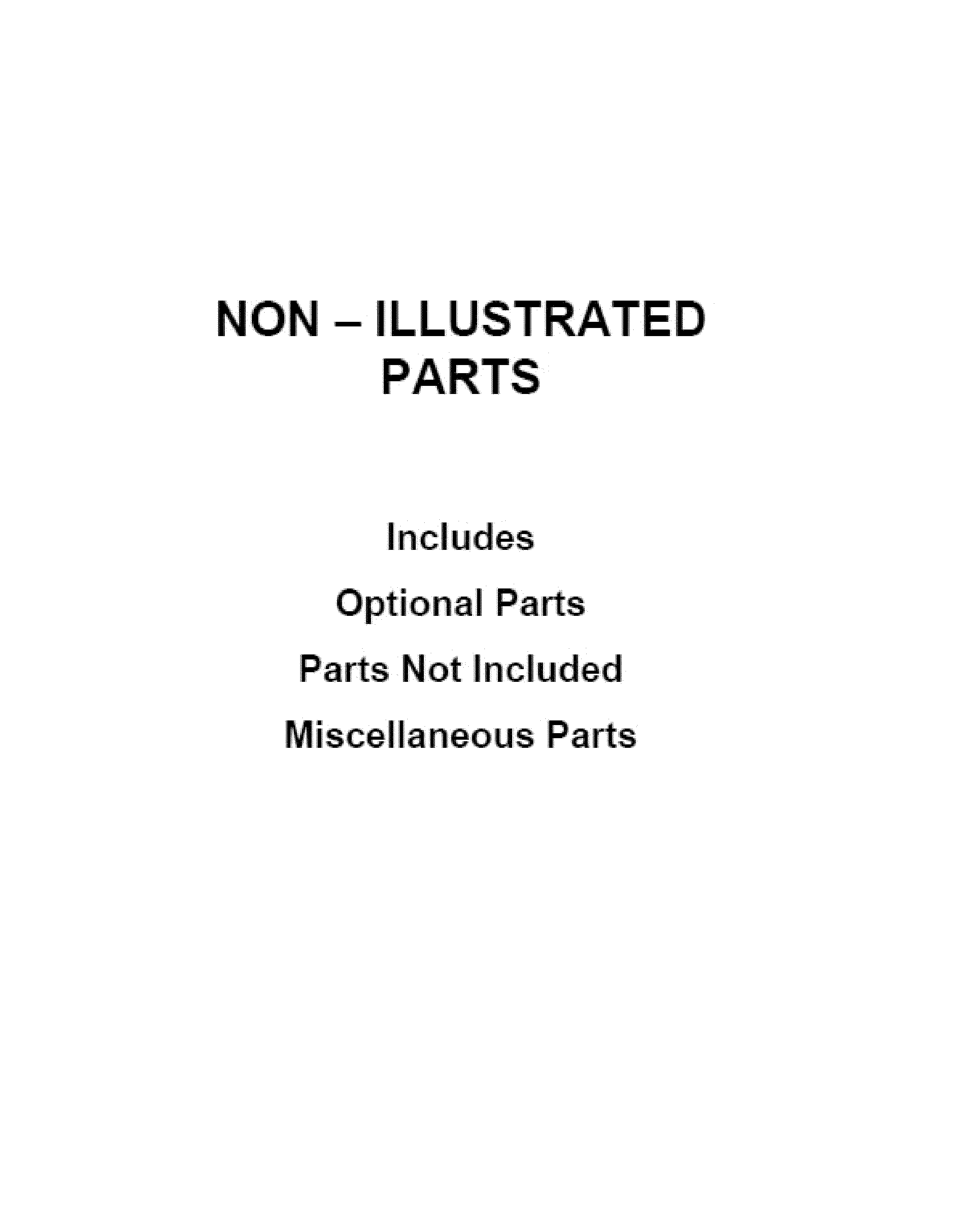 Optional parts