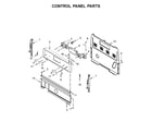 Whirlpool YWFC150M0EW2 control panel parts diagram