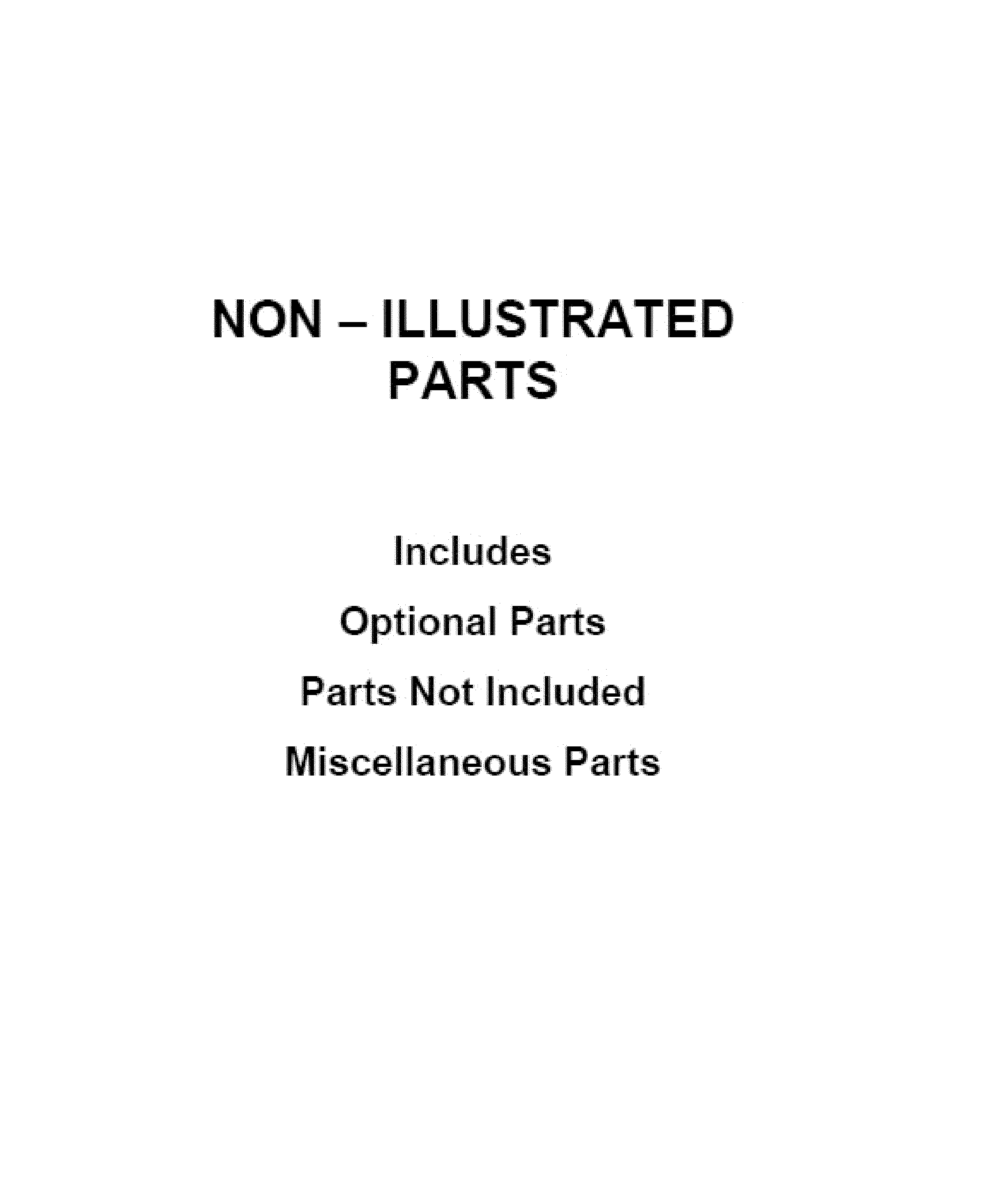 Optional parts