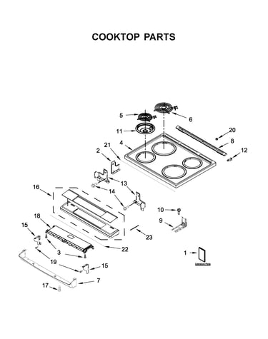 Cooktop parts