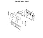 Whirlpool WFC310S0EB2 control panel parts diagram