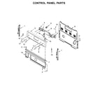 Whirlpool YWFC310S0EW2 control panel parts diagram