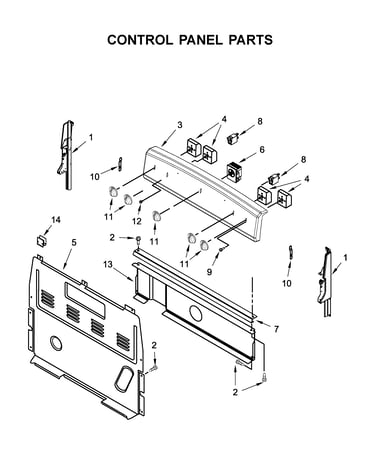 Control panel parts