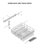 Upper rack and track parts
