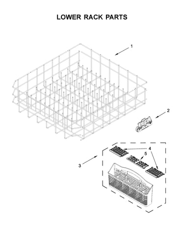 Lower rack parts