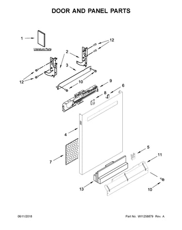 Door and panel parts