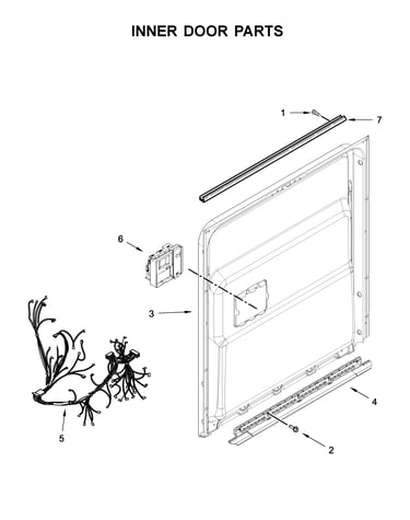 Inner door parts