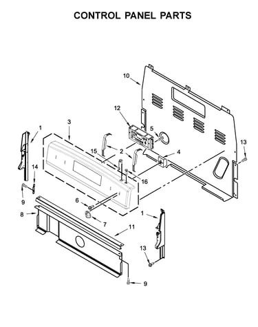 Control panel parts
