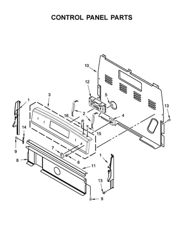 Control panel parts
