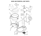 KitchenAid KSMC895NP0 base and pedestal unit parts diagram