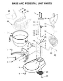 Base and pedestal unit parts