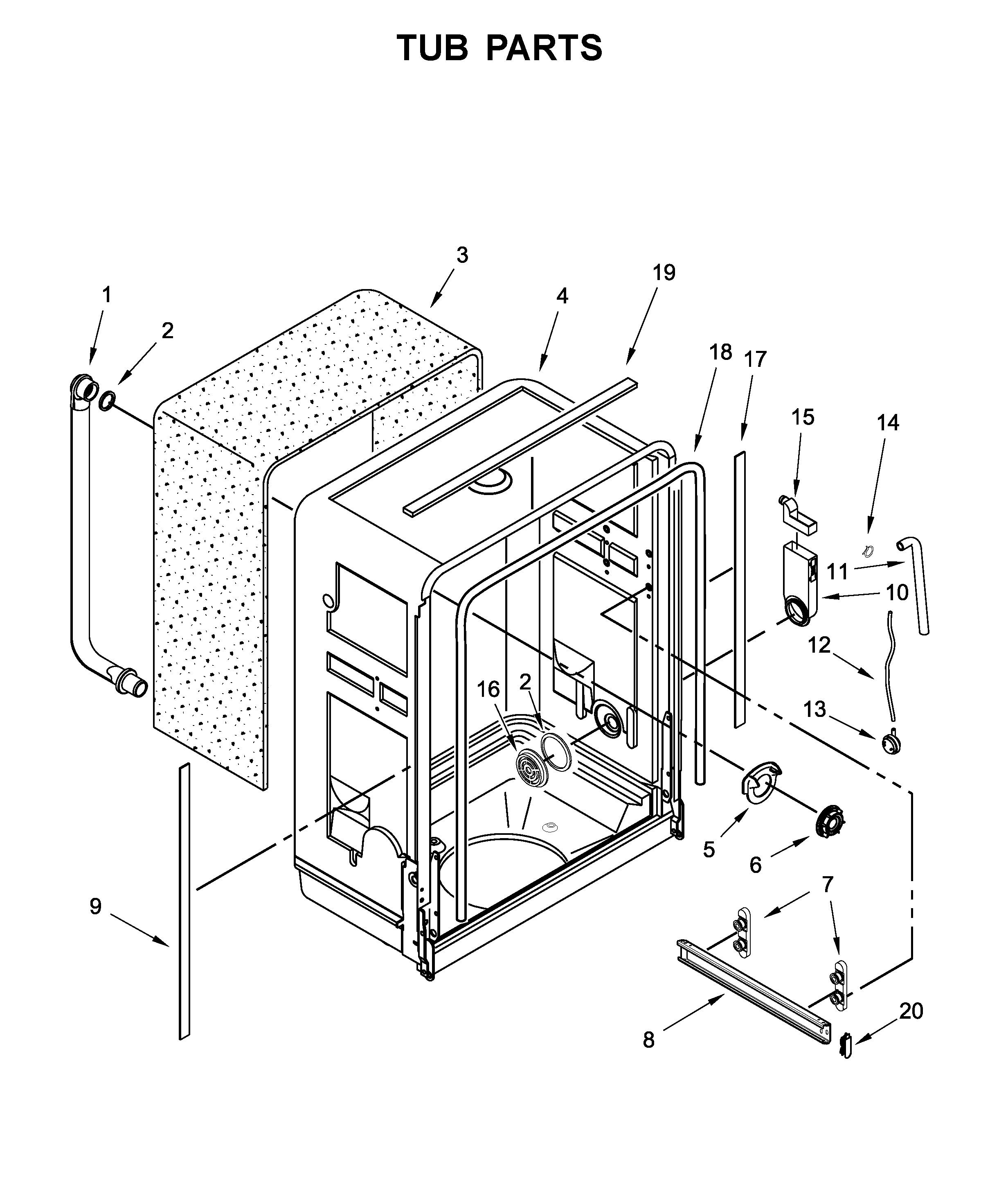 Tub parts