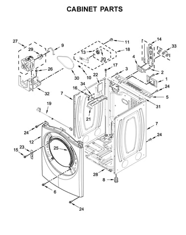 Cabinet parts