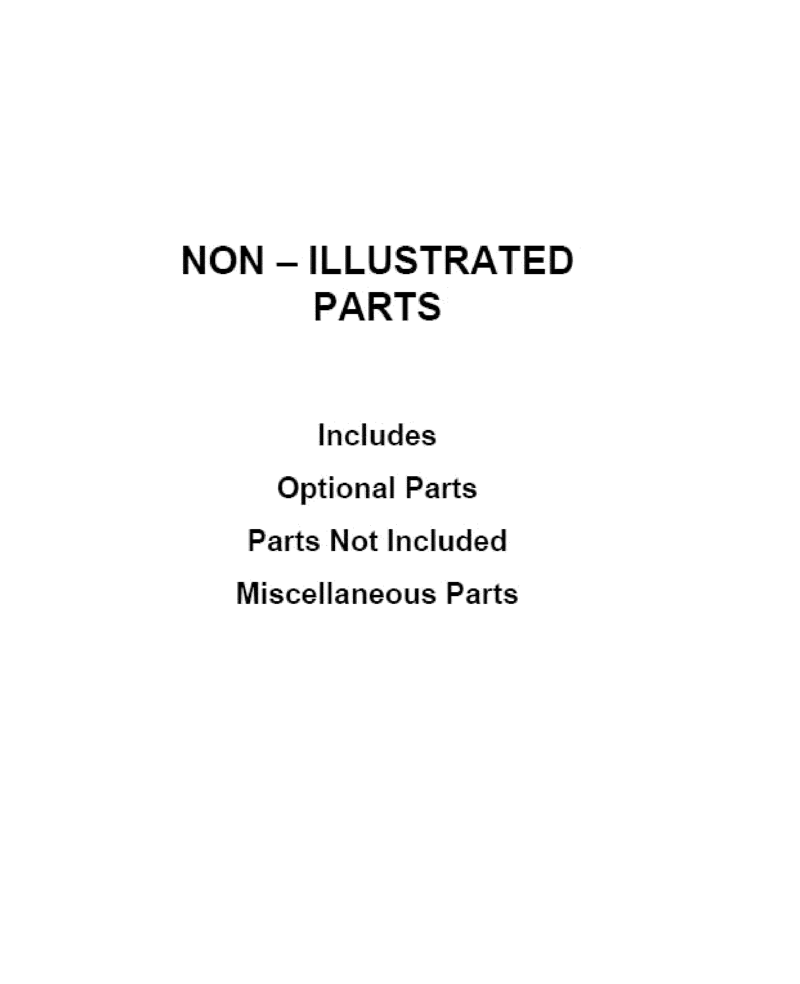 Optional parts