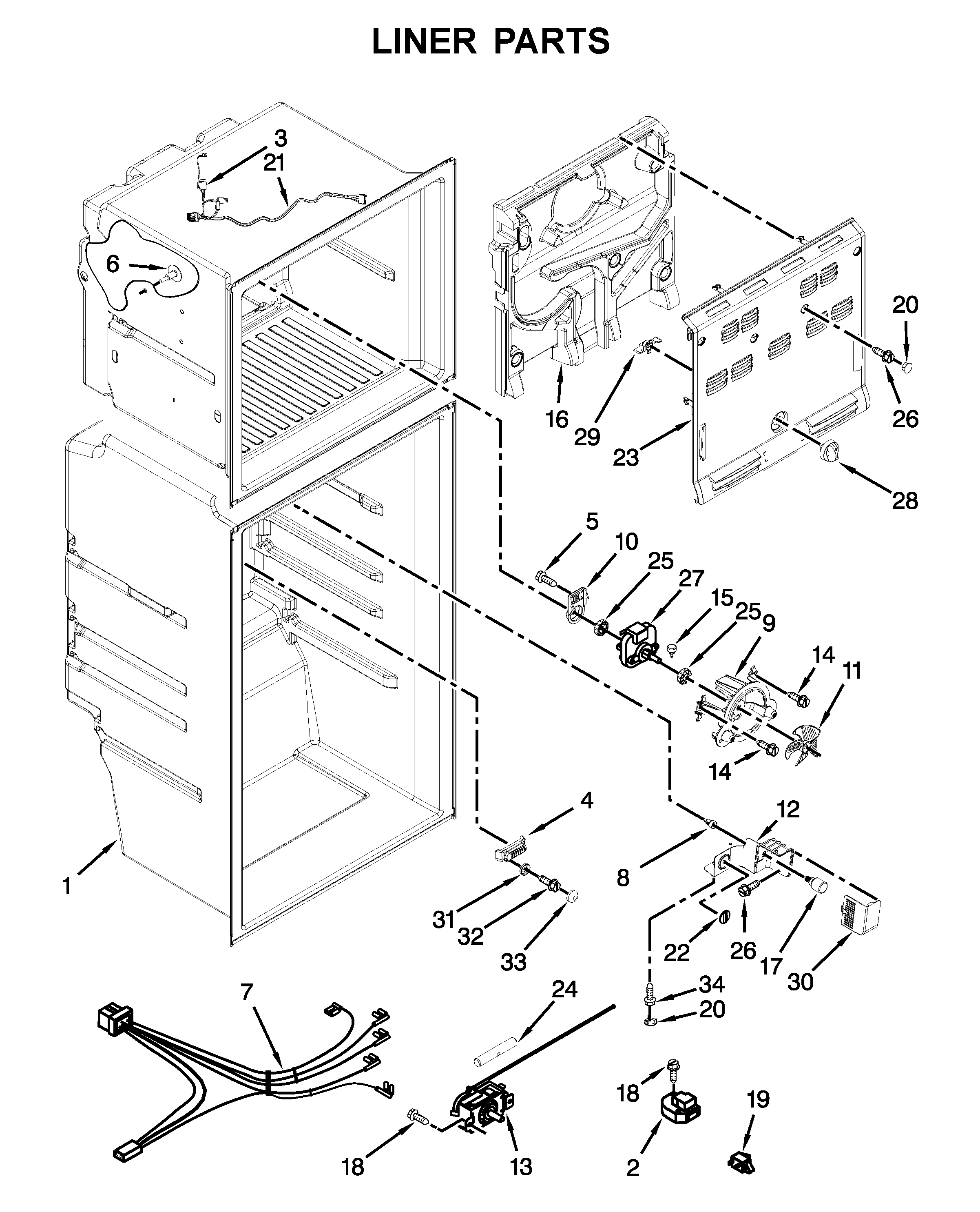 Liner parts