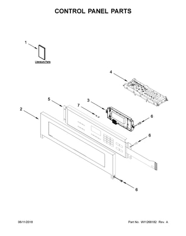 Control panel parts