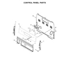 Whirlpool YWFE510S0HB0 control panel parts diagram